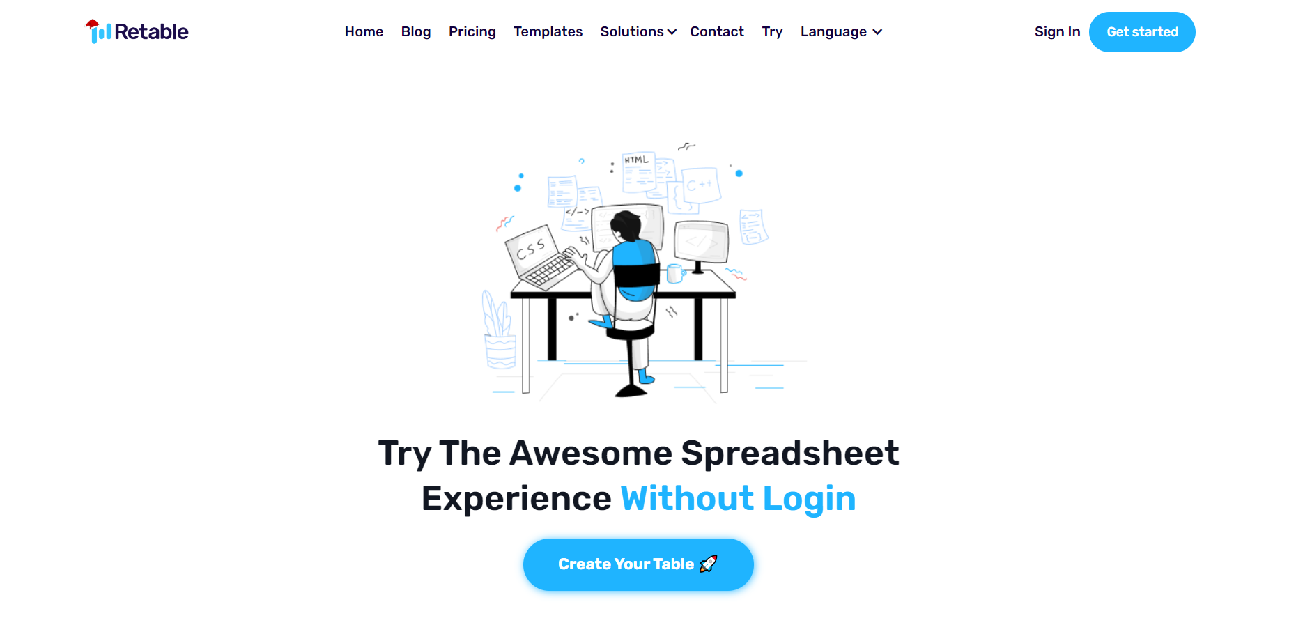 Online Spreadsheet No Login Create and Edit Spreadsheets